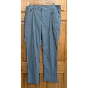 Eddie Bauer Size 16 Women's Hiking Gray Color Stretch Zip Pocket Pants Spandex